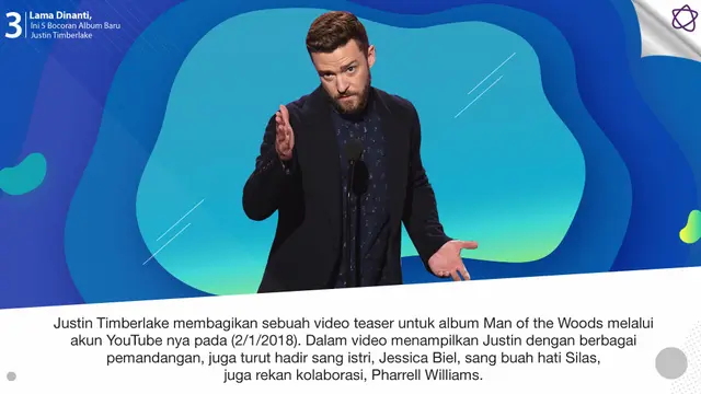 [Bintang] Lama Dinanti, Ini 5 Bocoran Album Baru Justin Timberlake