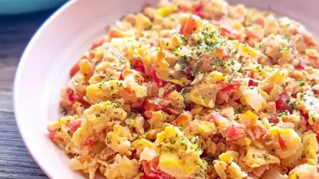 Resep orak-arik talur tomat. (dok. Cookpad @leonyskitchen)