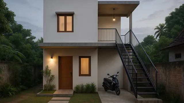 7 Gambar Rumah Kampung Type 36 Dua Lantai yang Enggak Terlihat Semrawut, Justru Tambah Rapi dan Mewah
