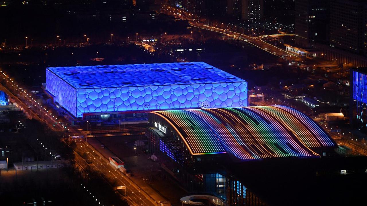 FOTO: Keindahan Ice Cube, Venue Olimpiade Musim Dingin 2022