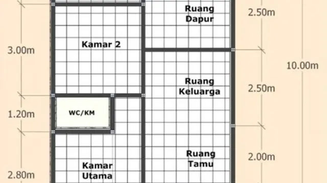 Desain Rumah Minimalis 3 Kamar Ukuran 6x10