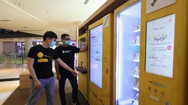 Blibli x Jumpstart Vending Machine di Grand Indonesia (Dok. Blibli)