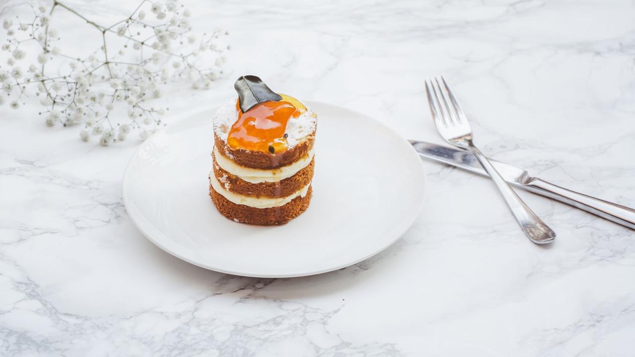 Ilustrasi dessert, puding