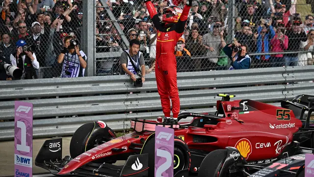 Carlos Sainz Jr Juara F1 GP Inggris 2022