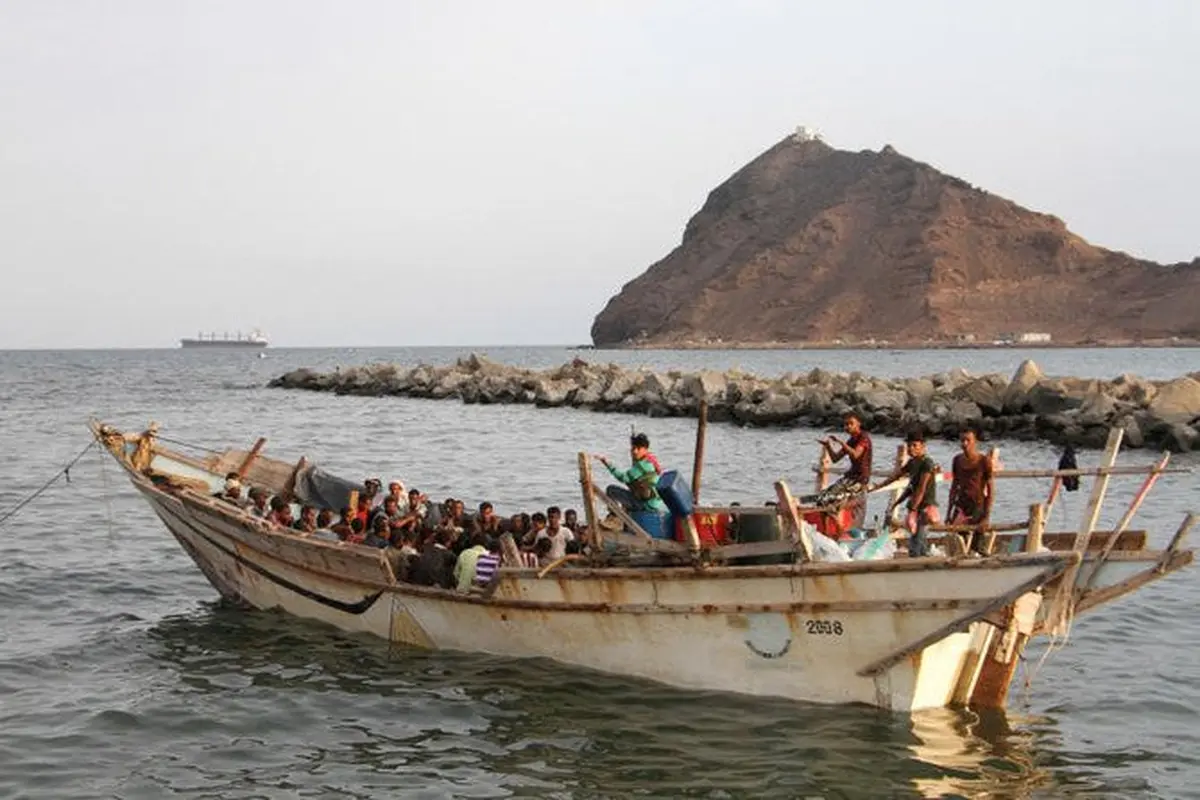Para Migran di kapal (AFP)