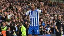 Striker Brasil berusia 22 tahun, Joao Pedro didatangkan Brighton and Hove Albion pada awal musim 2023/2024 dari tim Championship, Watford dengan nilai transfer 34,2 juta euro atau setara Rp588 miliar. Pada musim pertamanya ia sukses mencetak 20 gol di semua kompetisi, termasuk 9 gol di Premier League. Musim ini ia telah mencetak satu gol dari dua laga saat mencetak gol kemenangan 2-1 atas Manchester United pada pekan kedua Premier League 2024/2025. (AFP/Glyn Kirk)