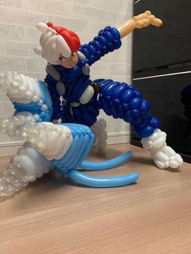 6 Kreasi Seni Balon Bentuk Karakter Anime My Hero Academia Ini Unik Banget