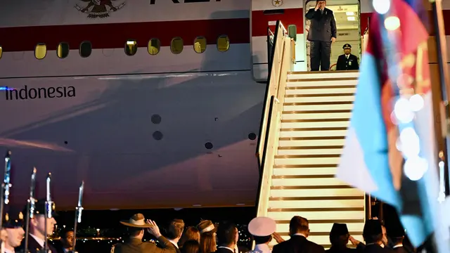 prabowo kembali ke Indonesia dari kunjungan kenegaraan ke Australia