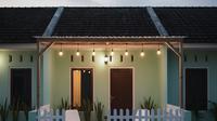 Inspirasi DesainTeras Mungil untuk Rumah Petak. Foto: Gemini