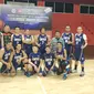 Tim basket Emtek lolos ke perempat final IBBAMNAS 2018 (Liputan6.com/Thomas)