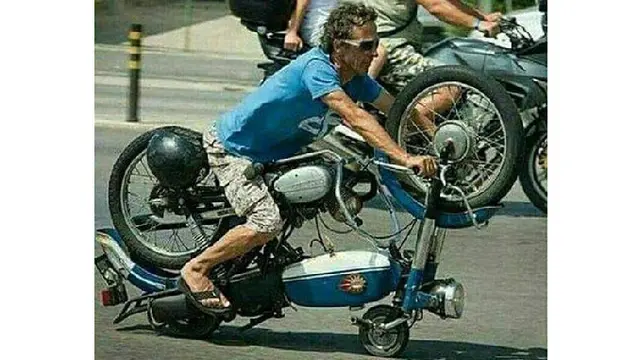 Potret Motor Hasil Modifikasi Ini Dijamin Bikin Ketawa Geli