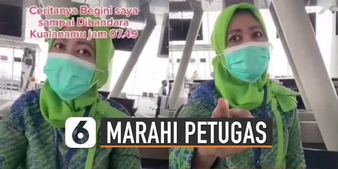 VIDEO: Viral Pria Terlambat Boarding Protes Petugas Bandara