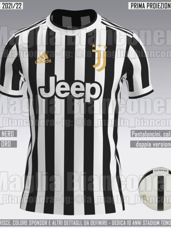 Bocoran seragam Juventus kandang untuk musim 2020/2021. (Twitter)