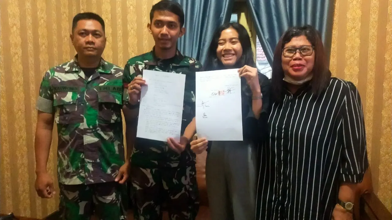 Kasus kecelakaan antara mobil yang dikendarai anggota TNI bernama Prajurit Satu (Pratu) Kevin Julian dengan mobil milik warga sipil di flyover atau jembatan layang Cawang, Jakarta Selatan, berakhir damai.