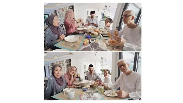 Di tengah kesibukannya yang padat, Ashraf sering terlihat menghabiskan waktu bersama keluarganya.