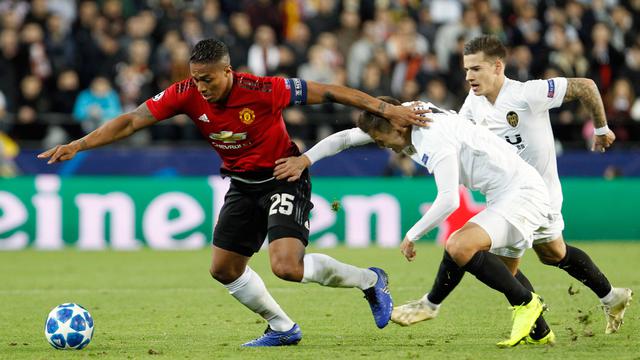Valencia Tekuk Manchester United 2-1