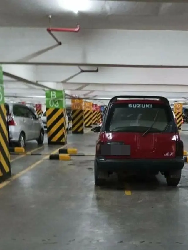 Mobil parkir serakah (Instagram/@markirterus)
