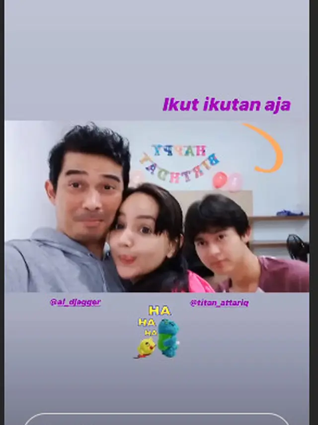 Diberi Kejutan Suami dan Anak Sambung, Ini 6 Momen Perayaan Ultah Angelica Simperler
