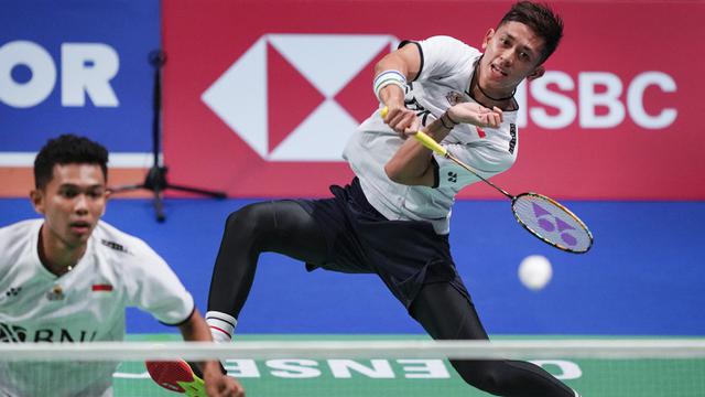 Foto: Menang Dramatis Atas The Minions, Fajar Alfian/ Muhammad Rian Ardianto Juara Denmark Open 2022