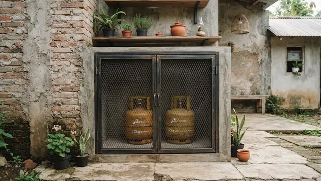 Tempat Penyimpanan Tabung Gas