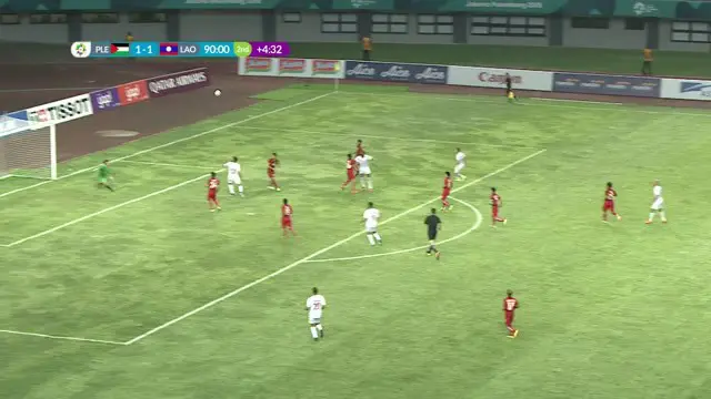 VIDEO: Gol Tandukan Spektakuler Pemain Palestina di Asian Games 2018