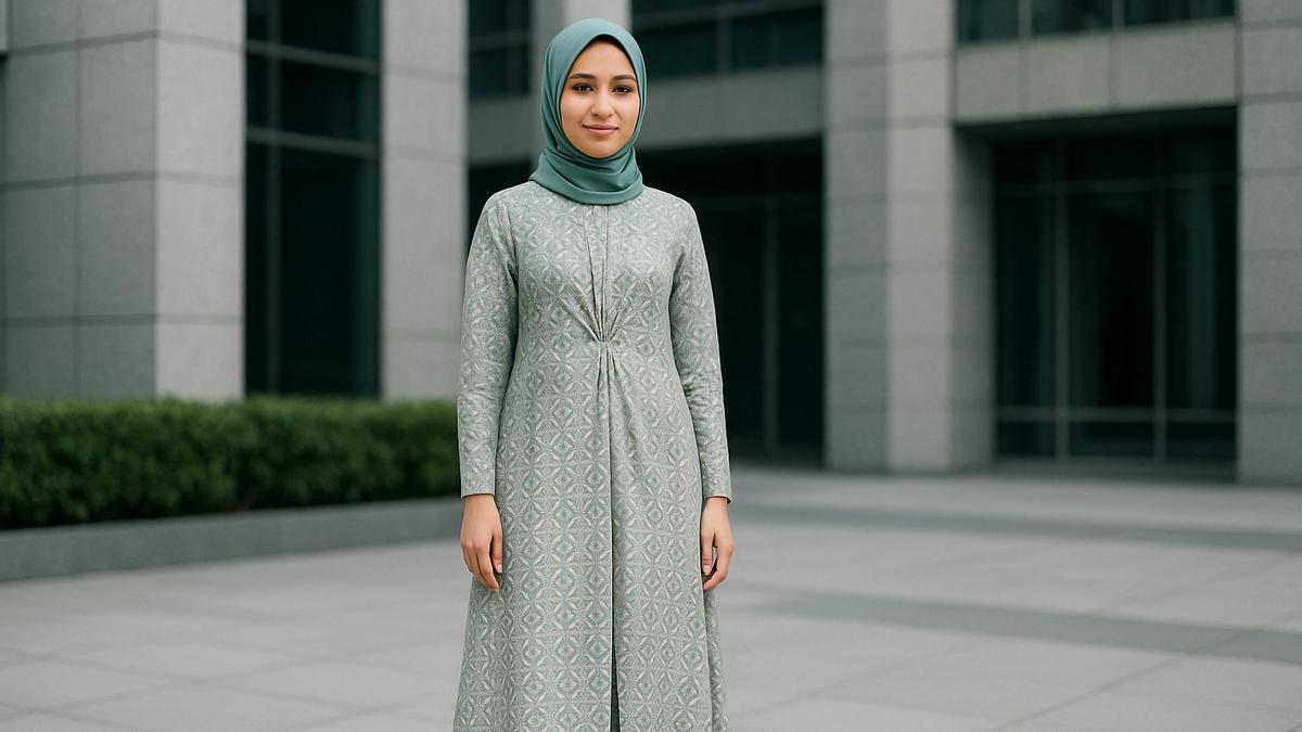 7 Rekomendasi Gamis Batik Belah Tengah Modern untuk ke Kantor 2025, Bikin Bentuk Tubuh Makin Elegan