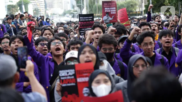 Unjuk Rasa Indonesia Gelap Berakhir Damai