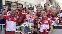 Pembalap Ducati, Jorge Lorenzo. (JAVIER SORIANO / AFP)
