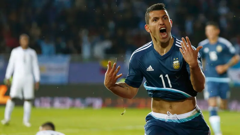 Gol Tunggal Aguero Bawa Argentina Atasi Uruguay