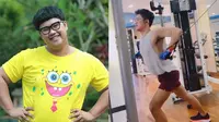 6 Potret Ricky Cuaca saat Fitness di Gym, Rahasia Sukses Turun 38 Kg (sumber: Instagram/rickycuaca)