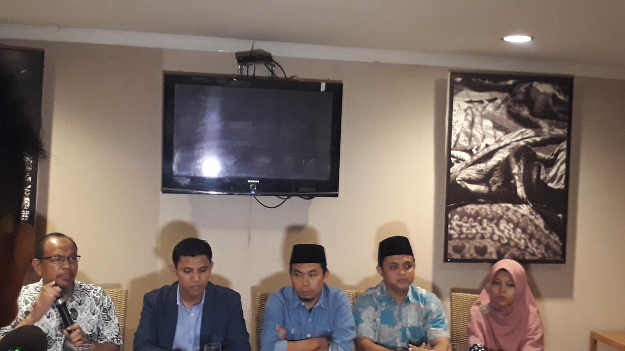 Konfrensi Pers IMM terkait kadernya yang menjadi tersangka pencemaran nama baik Menteri Pertanian (Merdeka.com/Hari Ariyanti)