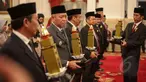 Sebanyak 23 kepala daerah mendapat penghargaan dari Presiden Joko Widodo, Jakarta, Selasa (28/4/2015).  Penghargaan ini diberikan dalam rangka hari otonomi daerah (Liputan6.com/Faizal Fanani)