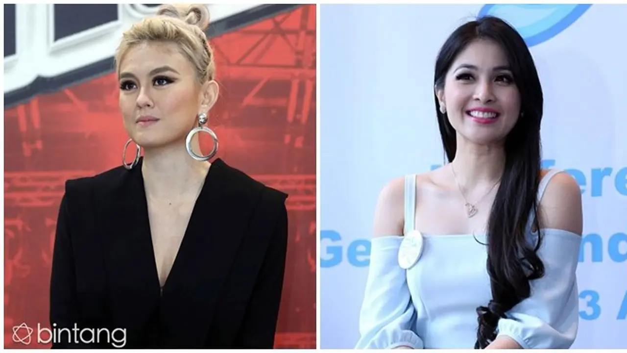 [Bintang] Agnes Monica dan Sandra Dewi 