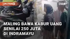 Sepulang dari bank, uang milik warga Jagapura, Kabupaten Cirebon, digasak maling. Korban membawa uang sebesar Rp250 juta yang ditaruh di bagasi motor. Jumat (31/5/2024)