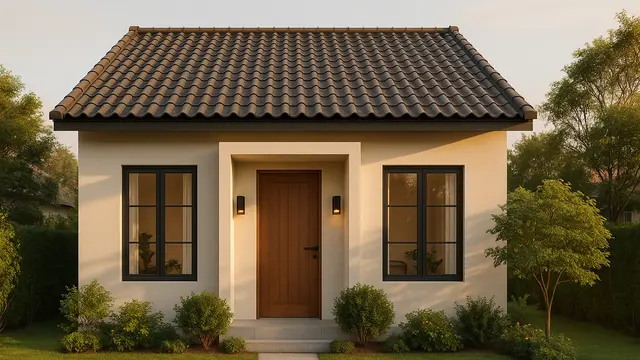 Rumah Sederhana Minimalis 9x6 Atap Genteng