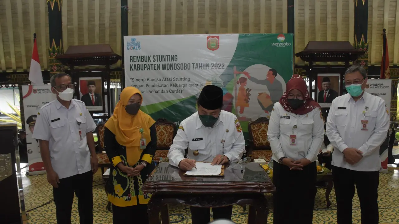 Rembuk stunting Kabupaten Wonosobo tahun 2022. (Foto: Humas Pemkab Wonosobo/Liputan6.com)