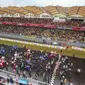 Pergelaran MotoGP Malaysia 2016 di Sirkuit Internasional Sepang, 28-30 Oktober 2016, mampu menyedot sebanyak 161.533 penonton yang menjadi rekor terbanyak sepanjang sejarah. (Sepang International Circuit)