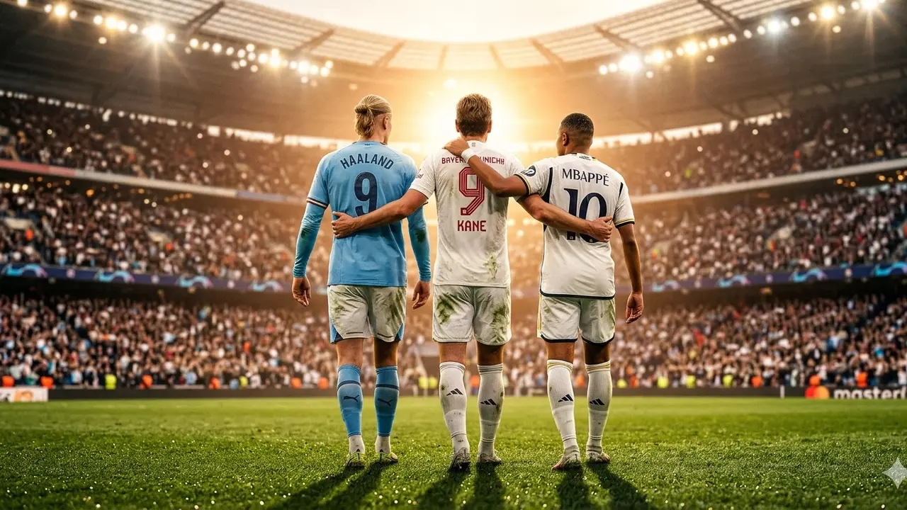 Haaland, Kane, Mbappe