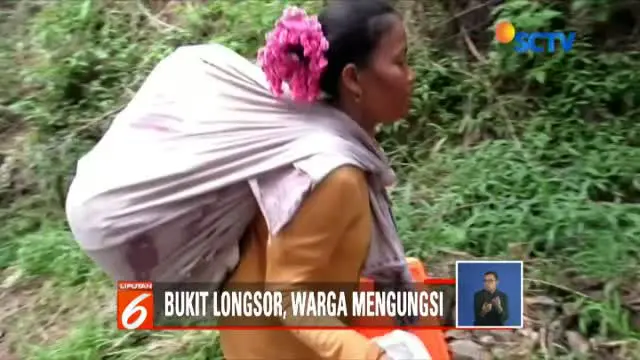 Puluhan Warga Cangkuang Bandung Terpaksa Mengungsi Akibat Longsor