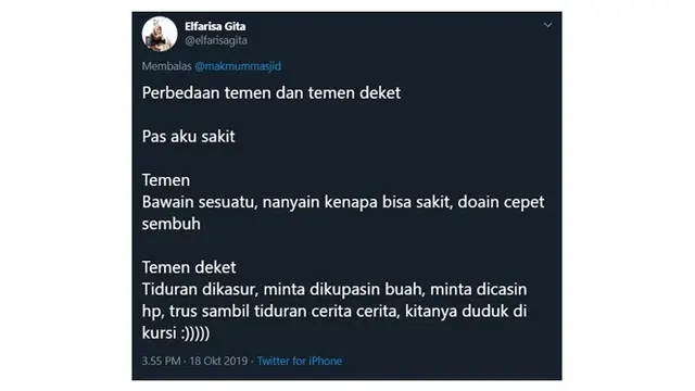 Ciri Beda Teman Biasa dan Teman Dekat Ini Bikin Senyum