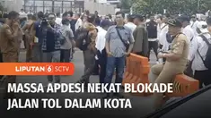 Sebelumnya unjuk rasa mendesak perpanjangan masa jabatan Kepala Desa yang digelar massa APDESI berlangsung panas sejak pagi. Bahkan massa APDESI nekat memblokade jalan tol dalam kota.