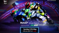 Balapan virtual MotoGP seri keempat. (MotoGP)
