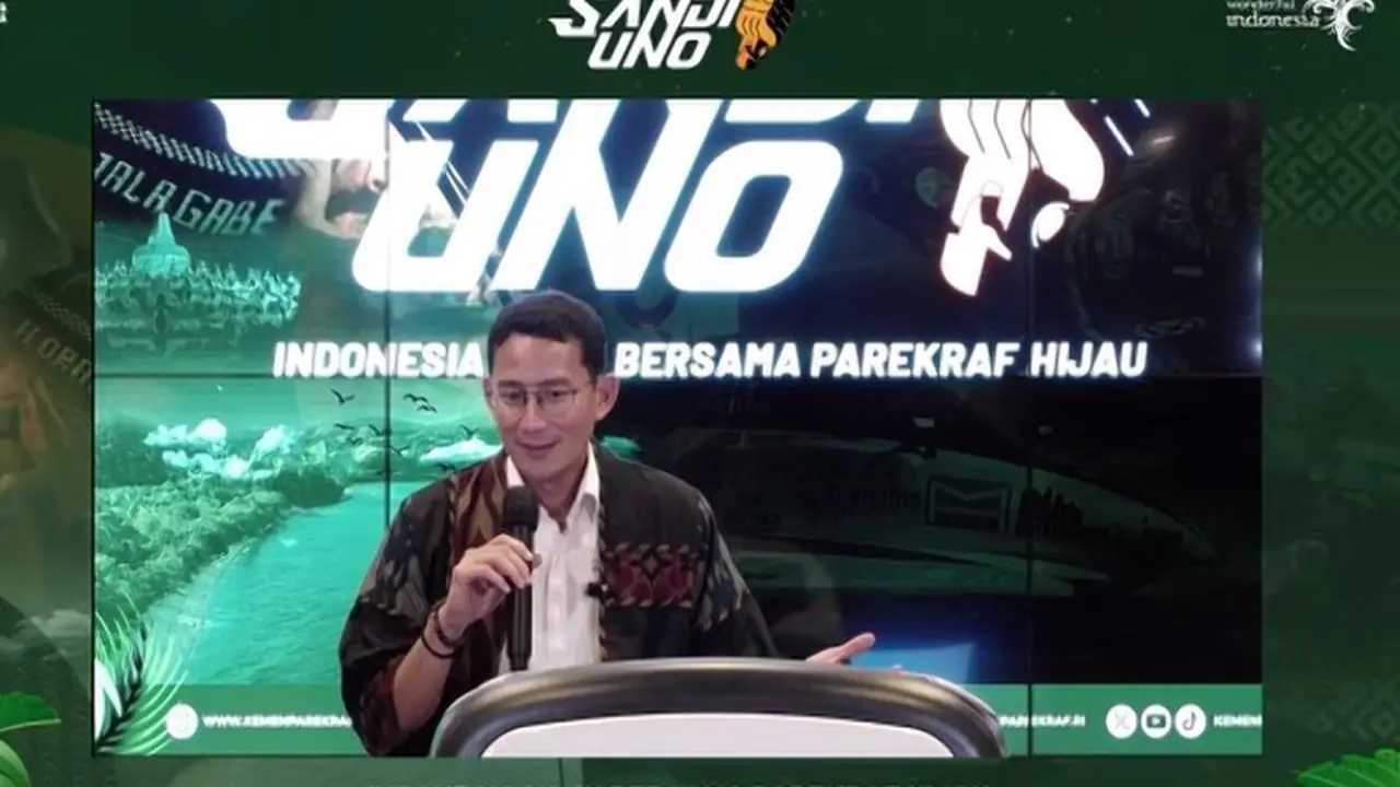 Menparekraf Sandiaga Uno dalam The Weekly Brief with Sandi Uno, Senin, 23 September 2024