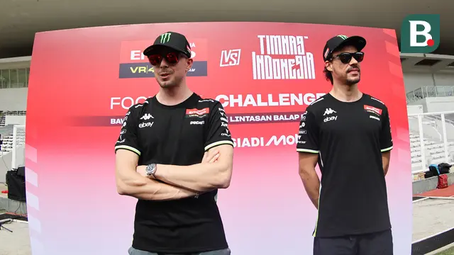 Pembalab MotoGP Adu Skill dengan Penggawa Timnas Indonesia di Stadion Madya