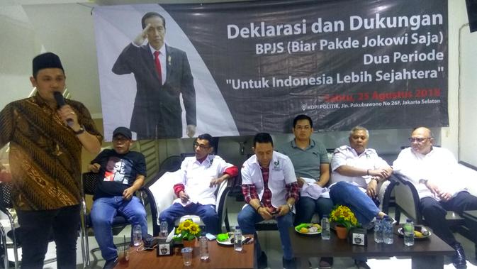 Dukungan untuk Jokowi-Ma'ruf Amin terus mengalir (Liputan6.com/ Nafiysul Qodar)