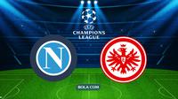 Napoli Vs Eintracht Frankfurt, Liga Champions. (Bola.com/Wiwig Prayugi)