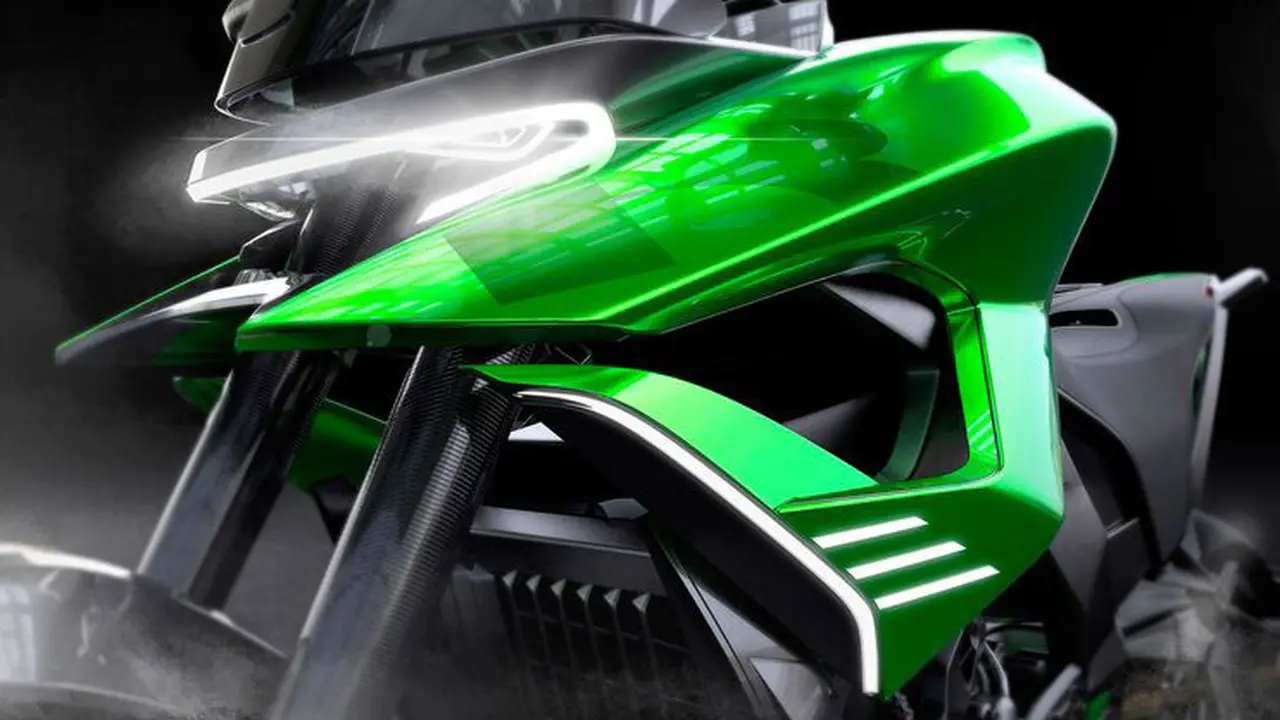 Desain Kawasaki Adaptive, menghadirkan nuansa yang futuristik