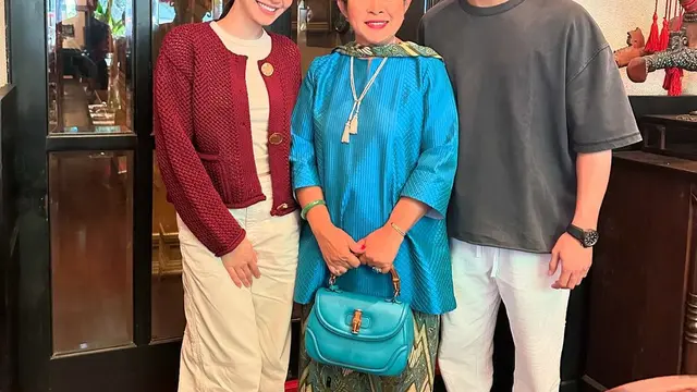 Tampilan Kontras Alyssa Daguise, Mulan Jameela, dan Titik Soeharto di Birthday Lunch Al Ghazali