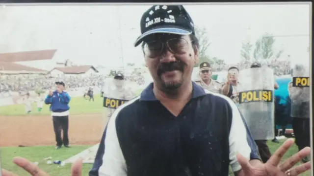 Mantan pemain dan pelatih Persib Bandung, Risnandar Soendoro (Liputan6.com / Okan Firdaus)