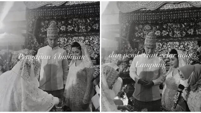6 Momen Pengajian 4 Bulanan Kehamilan Nikita Willy, Kental Nuansa Adat